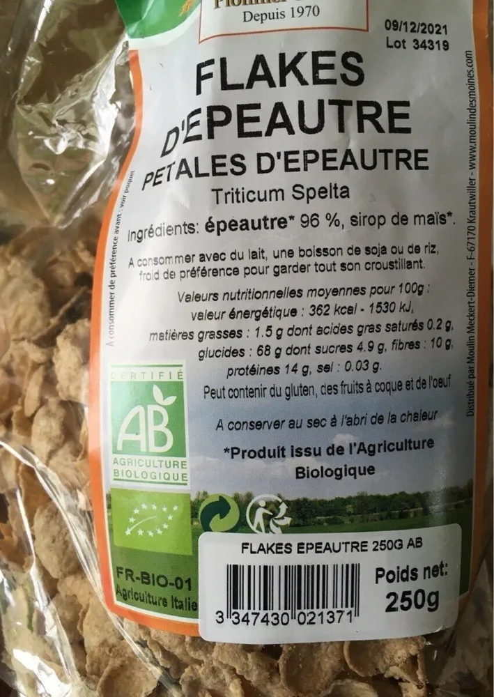 Flakes d'epeautre