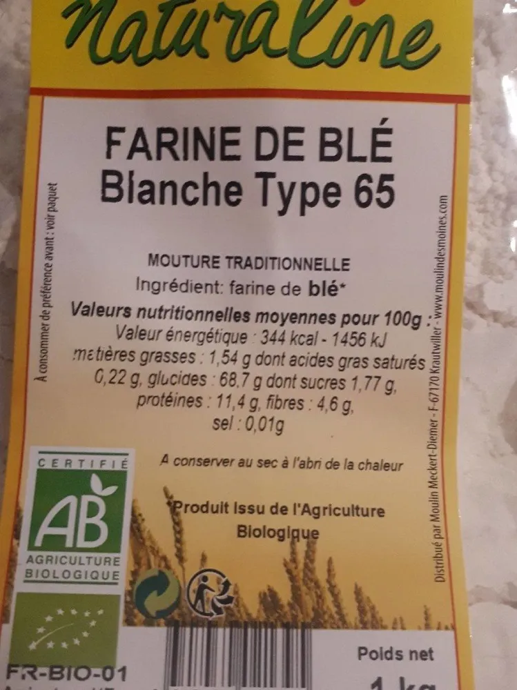 Farine de blé blanche