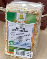 Galettes de riz au sésame