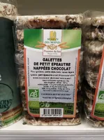 Galettes de petit épeautre nappées chocolat