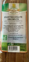 Spaghettines d'épeautre demi-complet