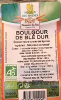 Boulgour de blé dur