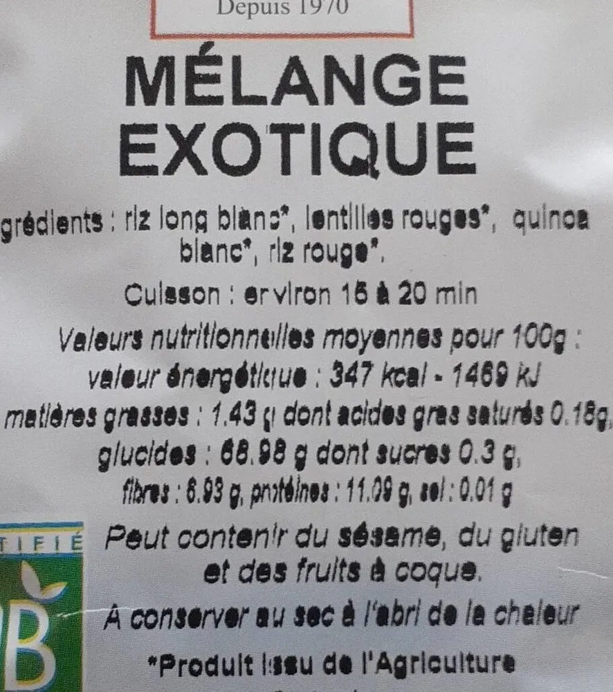 Mélange exotique