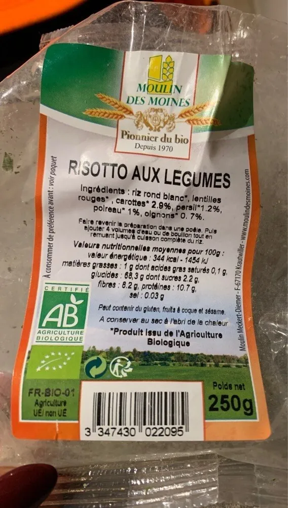 Risotto aux légumes