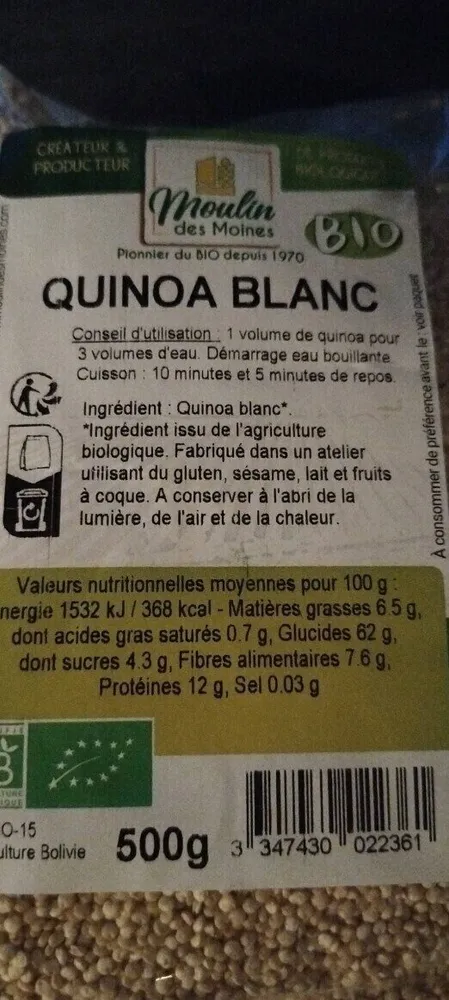 Quinoa blanc
