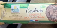 Cookies épeautre chocolat orange