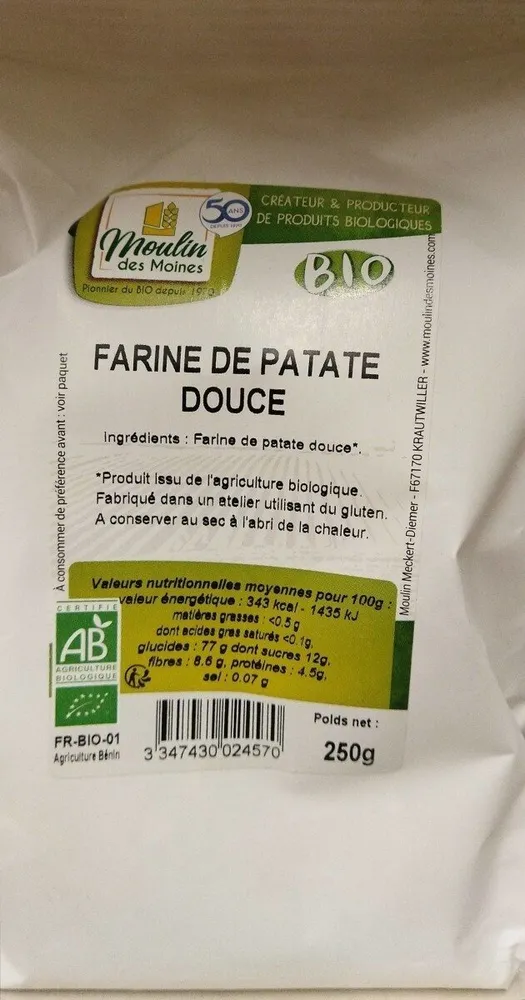Farine de patate douce
