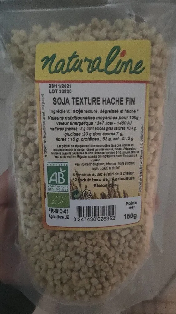 Soja texturé haché fin