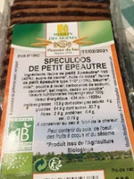 Speculoos de petit epeautre
