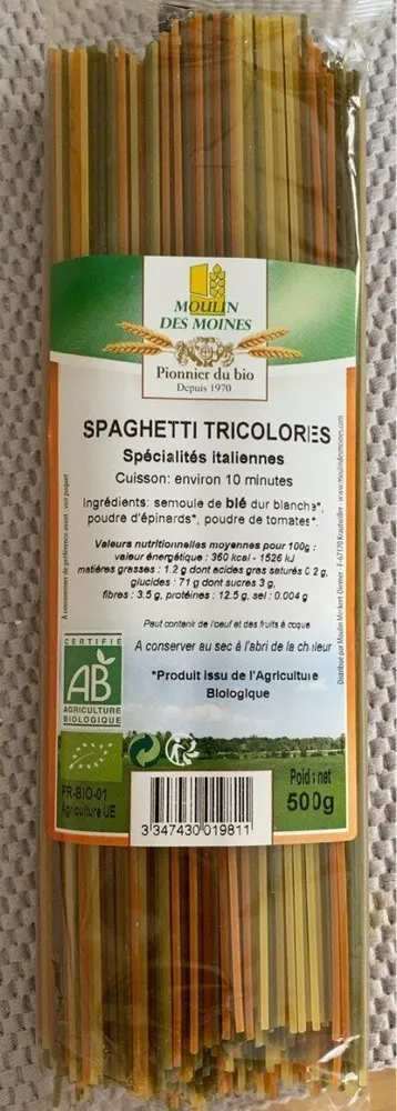 SPAGHETTI TRICOLORES