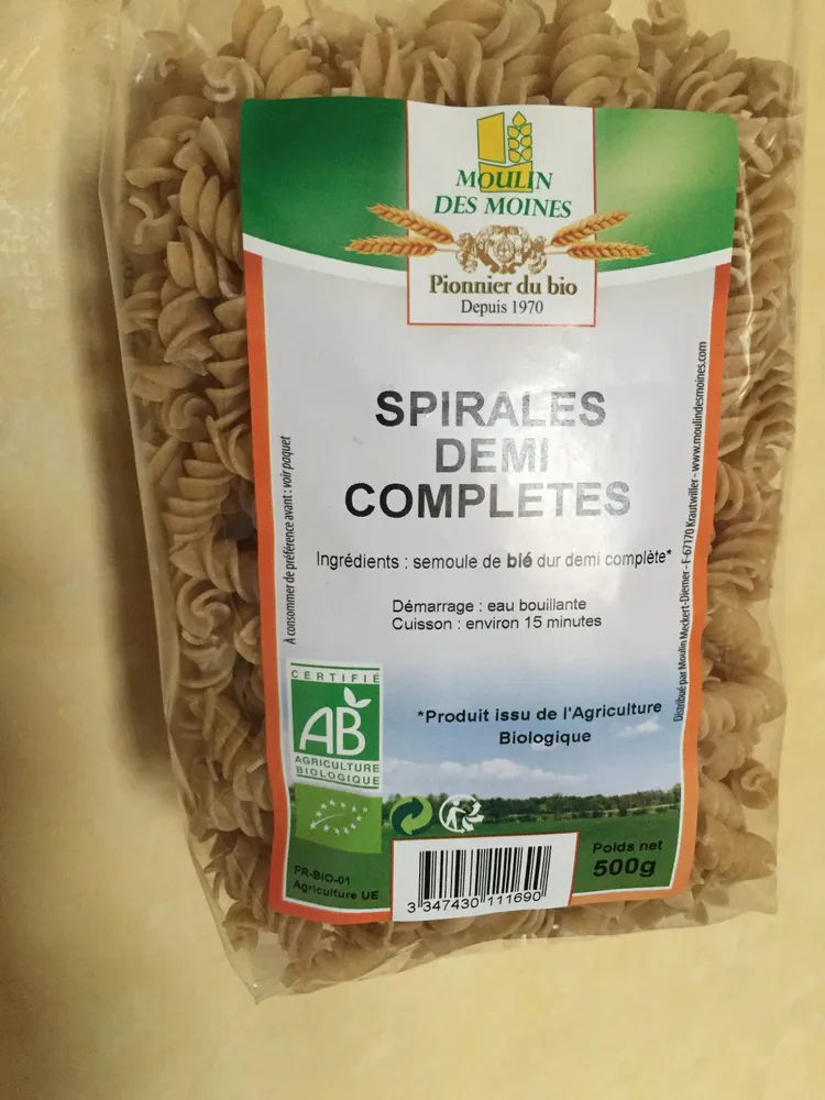 Spirale demi completes
