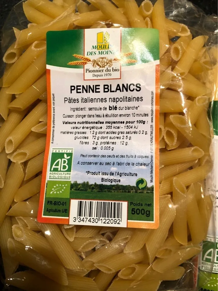 Naturaline Pennes Blancs