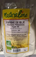 Farine de blé blanche pâtissière type 45