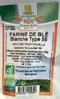 Farine de blé blanche Type 55