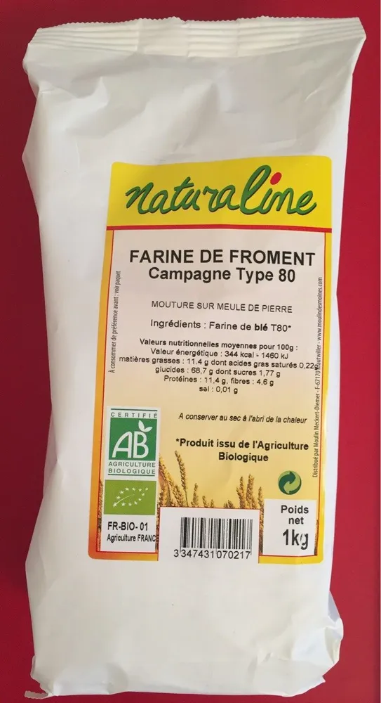 Farine de froment de campagne T80