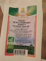 FARINE DE BLE KHORASAN KAMUT  Complète type 150