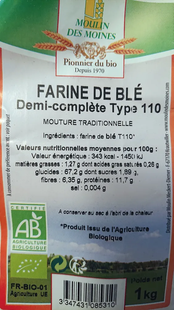 FARINE DE BLE TYPE 110