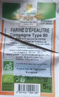 Farine d’épeautre type 80