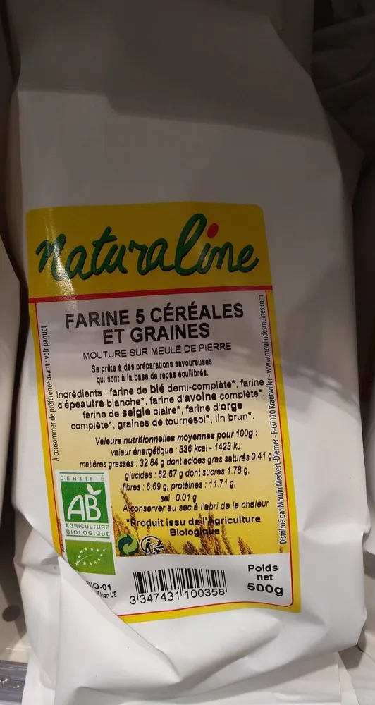 Farine 5 Céréales et Graines