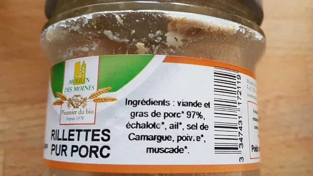 Rillettes pur porc