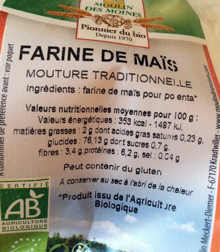 Farine de maïs