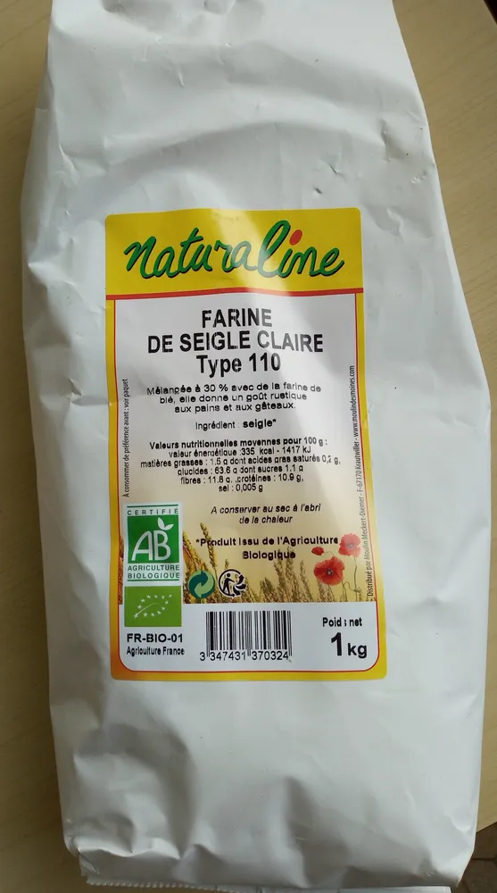 Farine de seigle claire Type 110