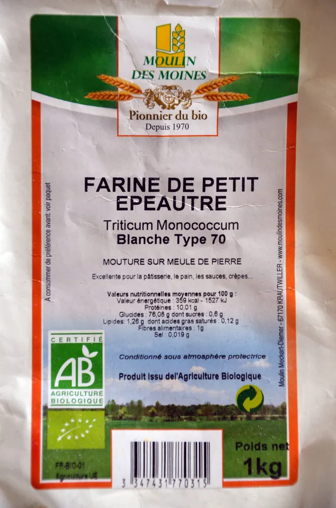 Farine de petit épeautre type 70