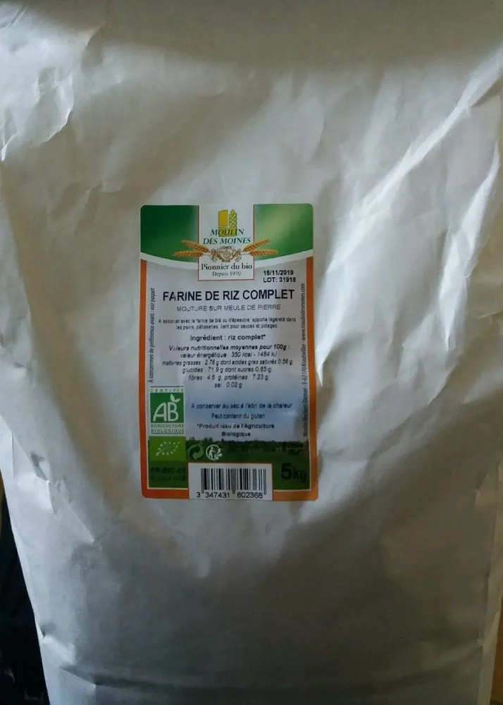 Farine de riz complet
