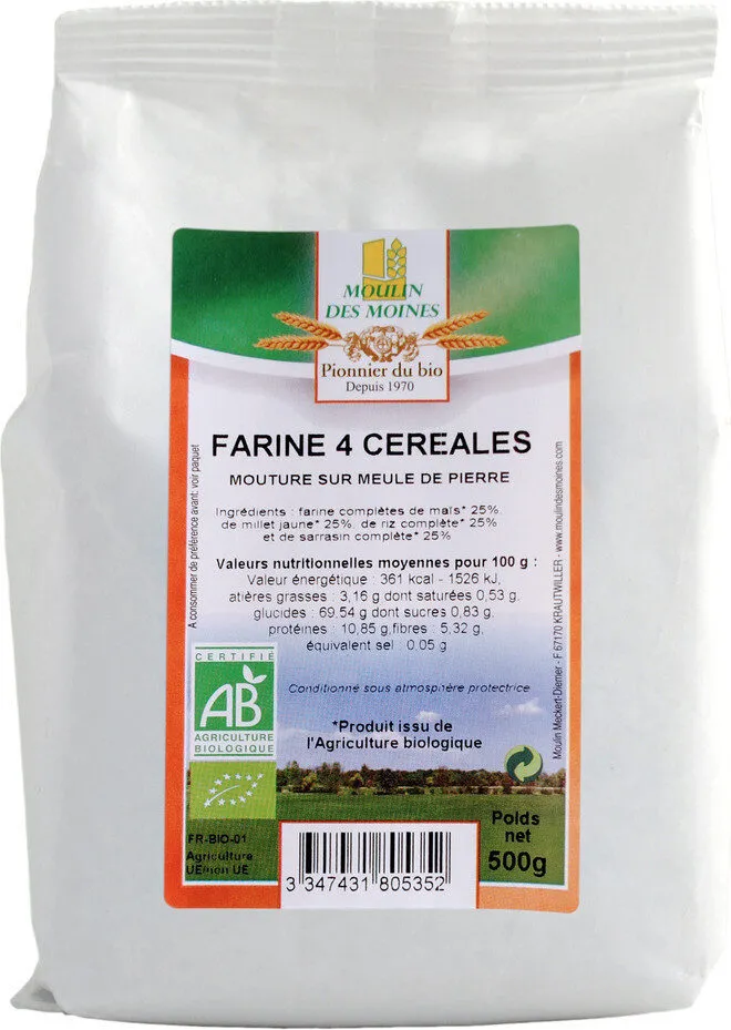 Farine 4 Céréales