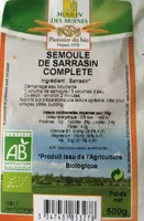 Semoule de sarrasin complète