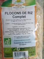 Flocons de riz complet