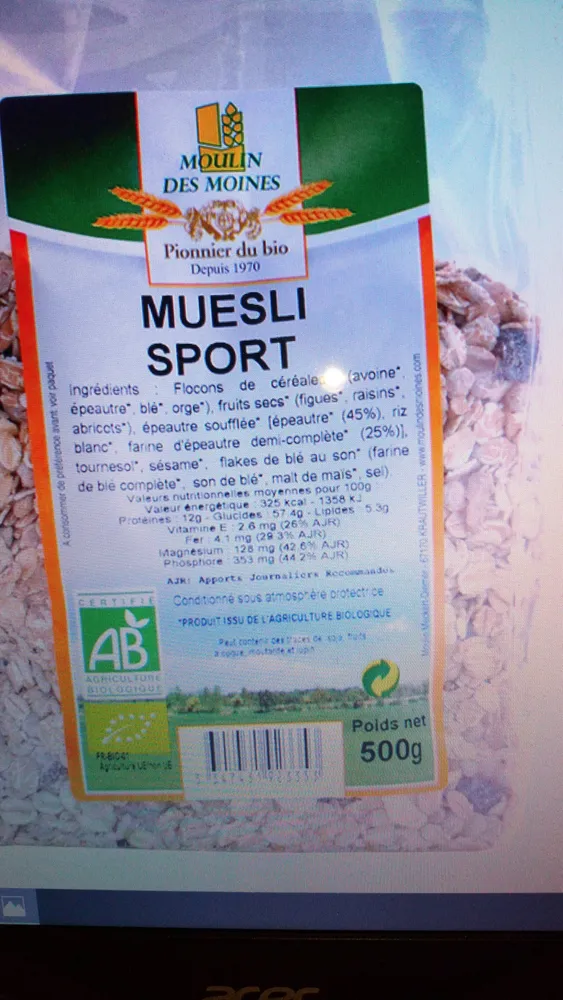 Muesli sport