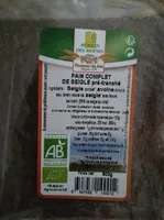 Pain complet de seigle pré-tranché