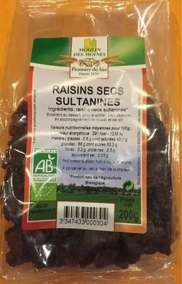 Raisins Secs Sultanines