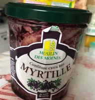 Confiture extra bio de myrtille