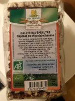 Galleta Inflada Espelta Cacao / Platano De Moulin Des Moines