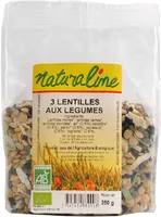 3 lentilles aux légumes