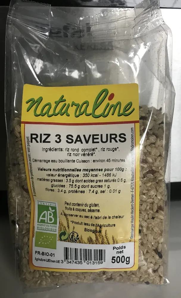 Riz 3 Saveurs