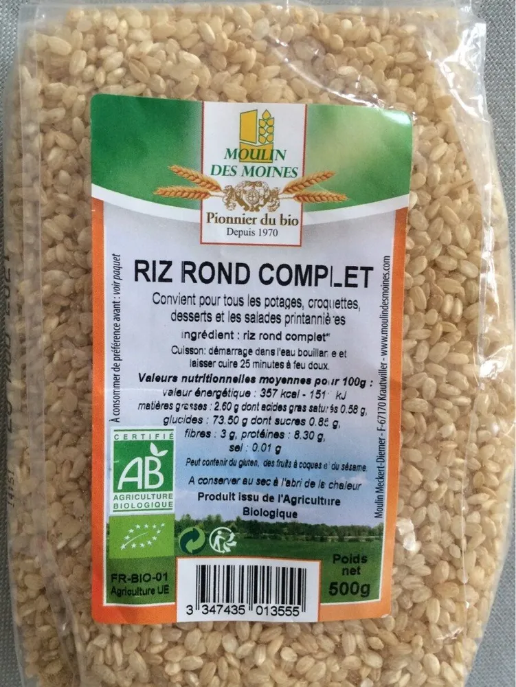 Riz rond complet