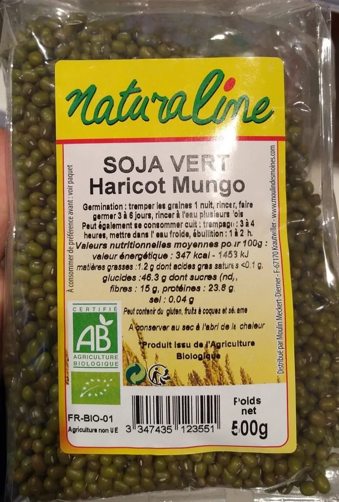 Soja vert Haricot Mungo