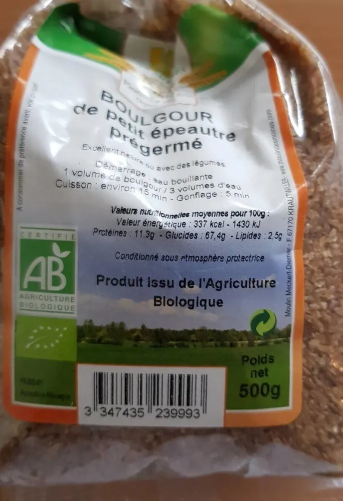 Boulgour de petit épeautre