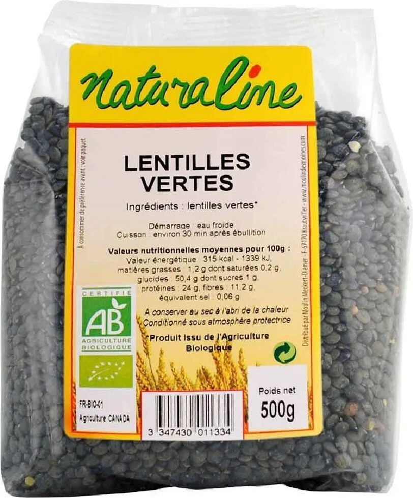 Lentilles vertes
