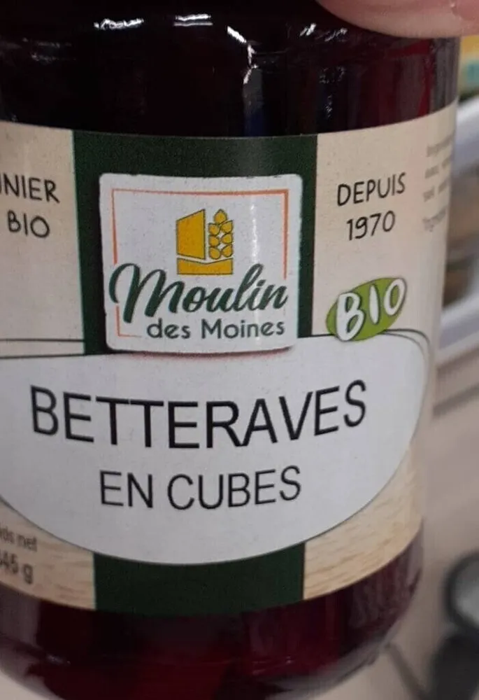 Betteraves en cubes