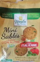 Mini Sablés à la farine d'épeautre Saveur Italienne