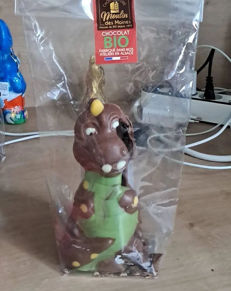 T-rex chocolat au lait