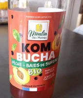 Kombucha pêche-baies de sureau