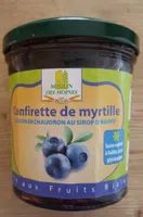 Confirette de myrtille