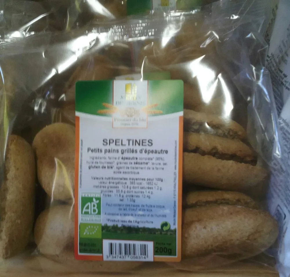 Speltines - petits grillés d'épeautre