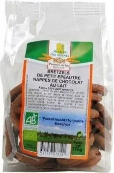 Bretzels petit chocolat au lait De Moulin Des Moines