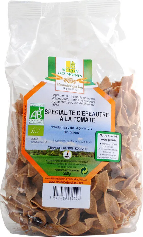 Spécialité épeautre tomate dcp